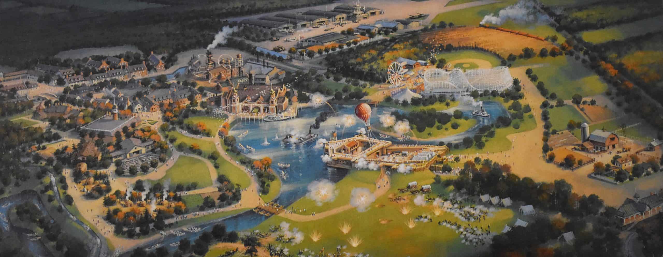 Disney's America theme park concept art