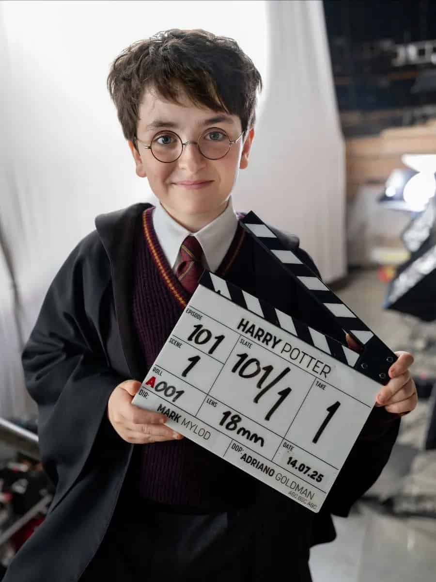 Dominic McLaughlin as Harry Potter in the HBO Max series