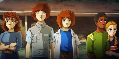 The 'Stranger Things' characters in animated form, per the Stranger Morning Cartoons Netflix Seasons 1-4 recap