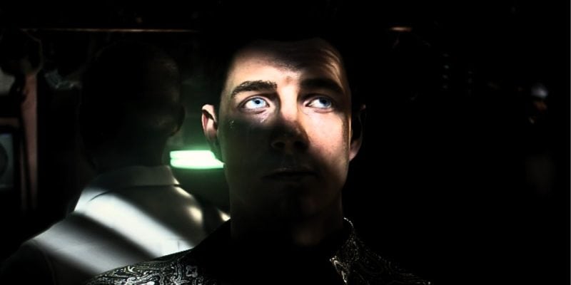 James Bond in the dark in the "007 First Light" trailer