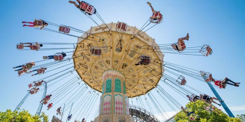 Swing ride at California's Great America