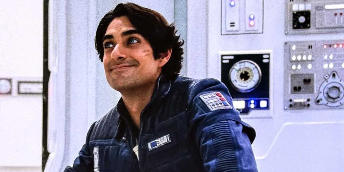 Eman Esfandi as Ezra Bridger in 'Ahsoka' Season 2