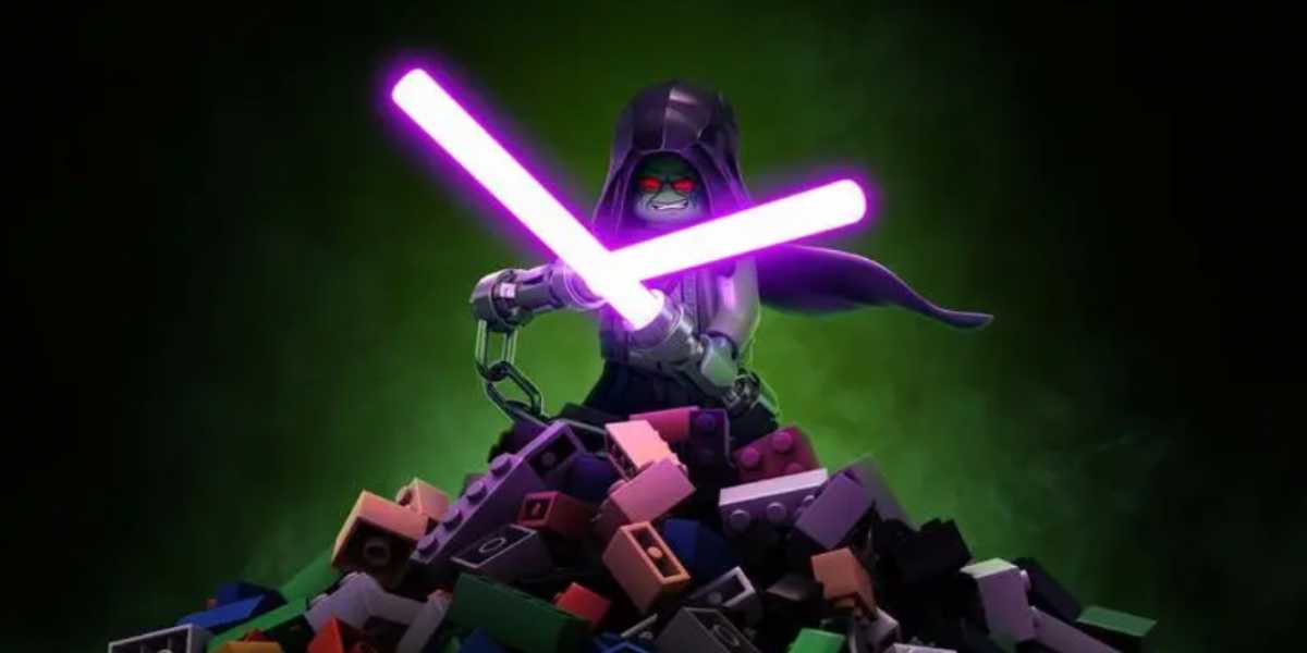 Master Solitus wielding purple lightsabers in 'Rebuild the Galaxy: Pieces of the Past'