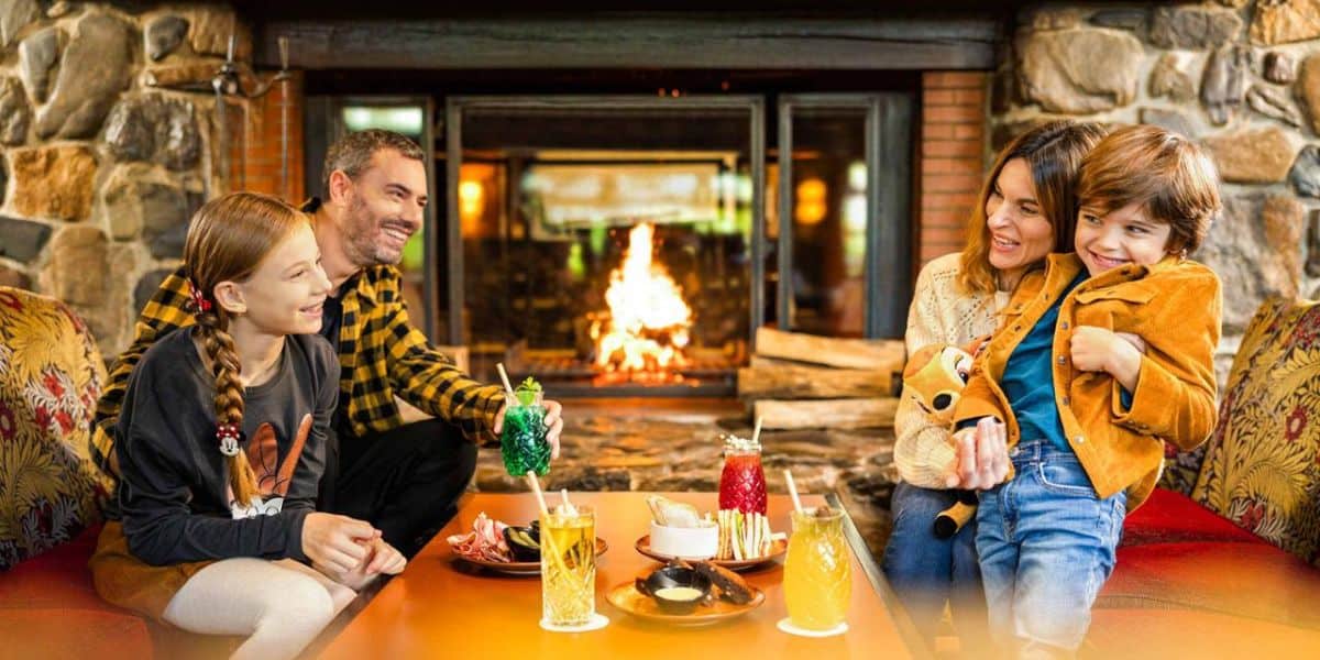 Interior of Redwood Bar and Lounge at Disneyland Paris