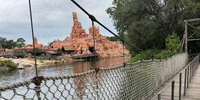Tom Sawyer Island bridge at Disney World