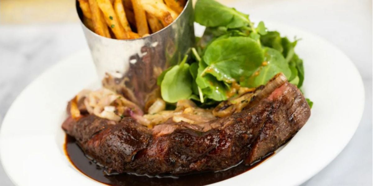 Steak from Be Our Guest Restaurant in the Magic Kingdom