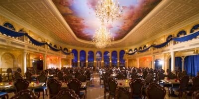 Interior of the Be Our Guest restaurant in Magic Kingdom