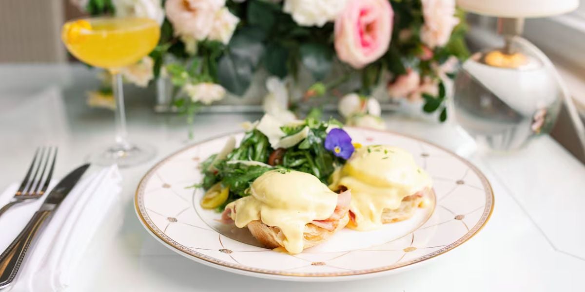 Eggs Benedict at the Cake Bake Shop Restaurant at Disney's BoardWalk