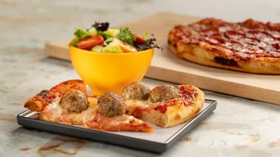 Meatball Pizza Connections Eatery EPCOT