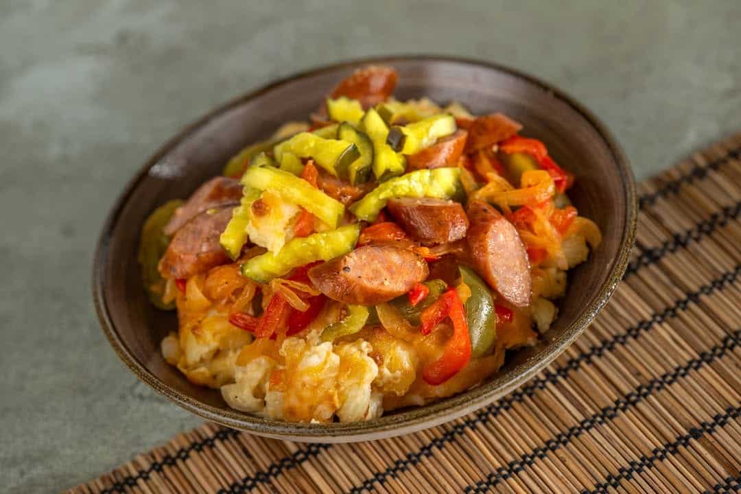 Smoked Sausage Mac and Cheese The Smiling Crocodile Animal Kingdom