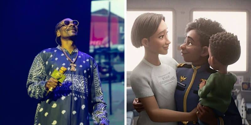 (Left) Snoop Dogg, (Right) Lightyear