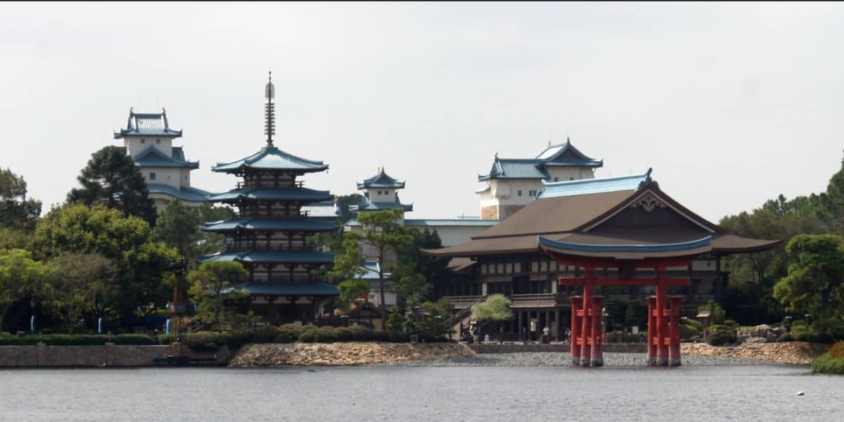 The Japan World Showcase Pavilion at EPCOT.