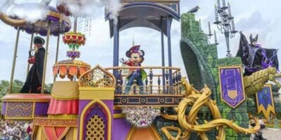 Mickey Mouse in Halloween parade