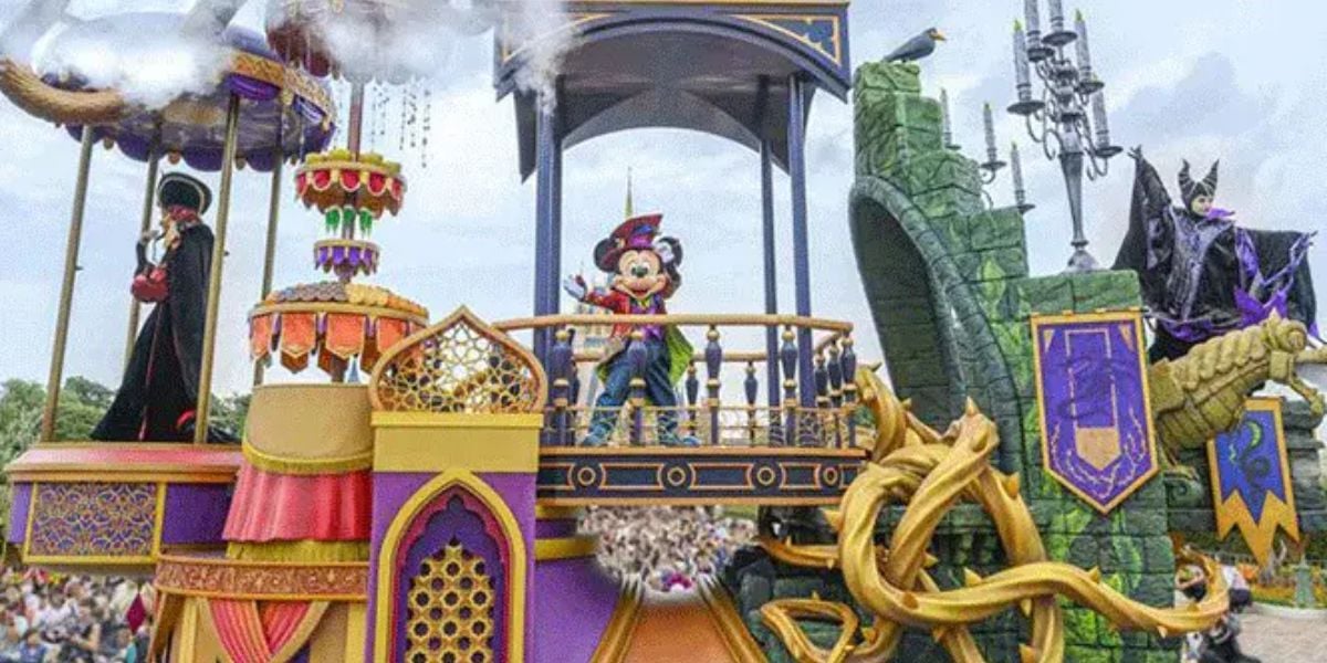 Mickey Mouse in Halloween parade