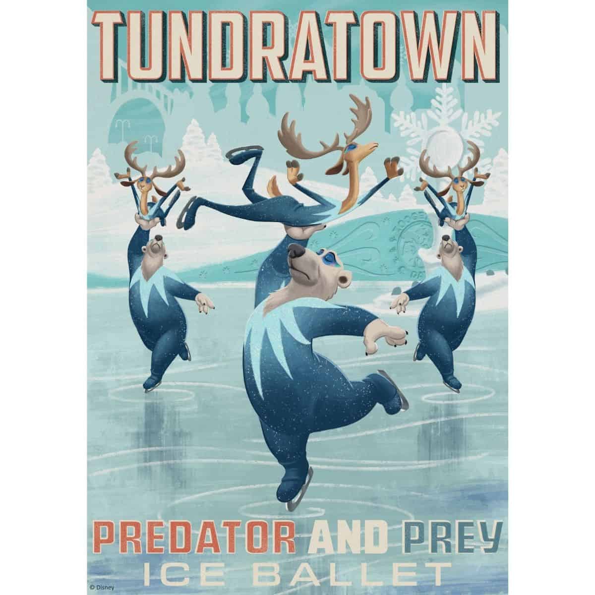The Tundratown themed poster from the "Zootopia: Better Zoogether!" queue