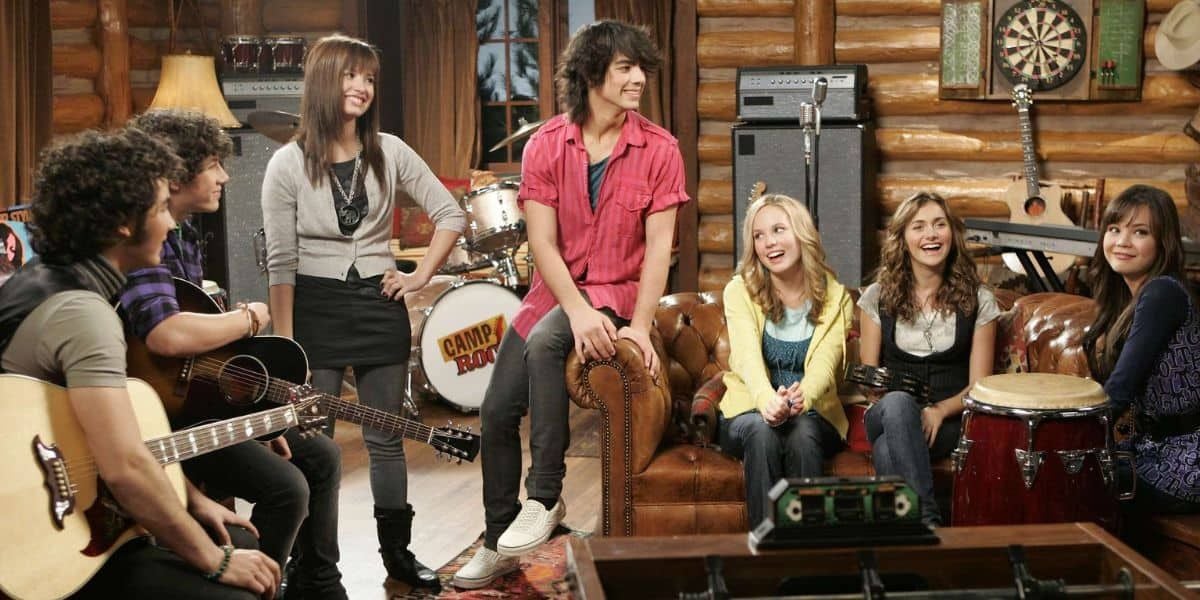 a scene from Camp Rock