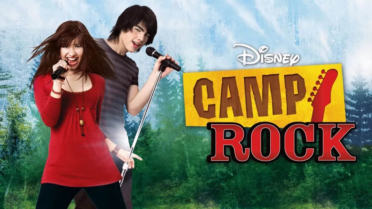 Demi Lovato and Joe Jonas in Camp Rock