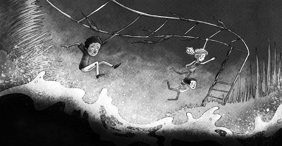 An picture from the book series Eerie Elementary 
