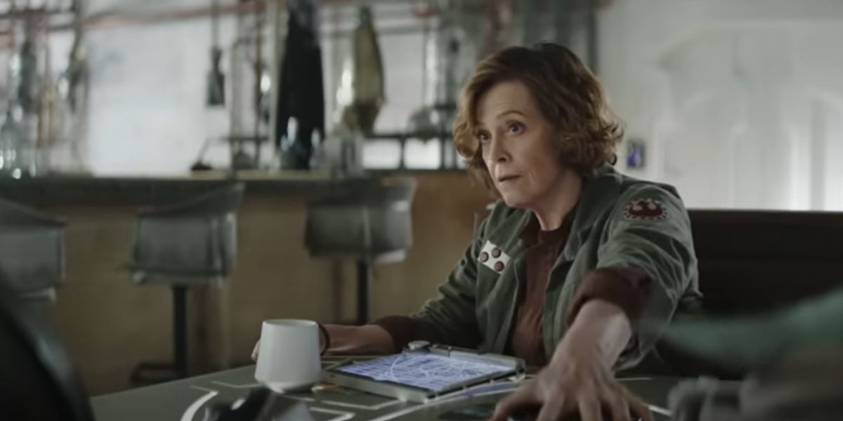Sigourney Weaver in 'The Mandalorian & Grogu'