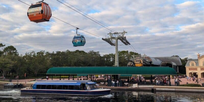 The Disney Skyliner at EPCOT