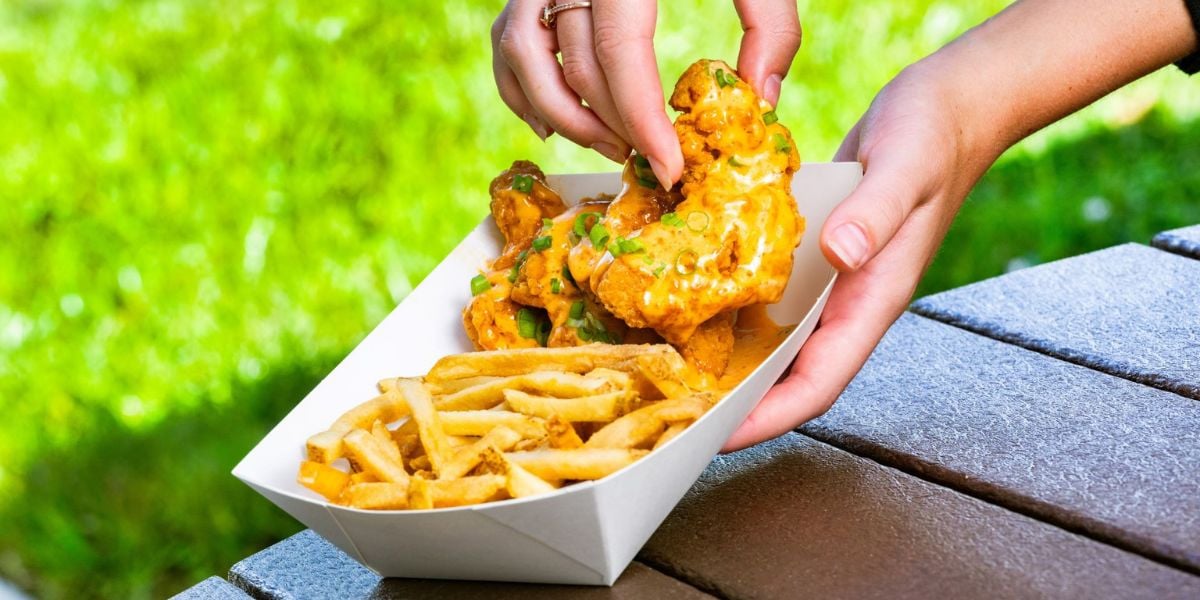 Sauced Chicken Strips at Disney World