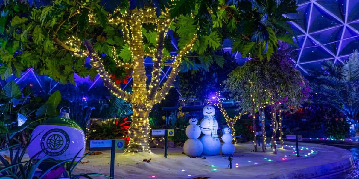 The Glimmering Greenhouses overlay at EPCOT's Living with the Land