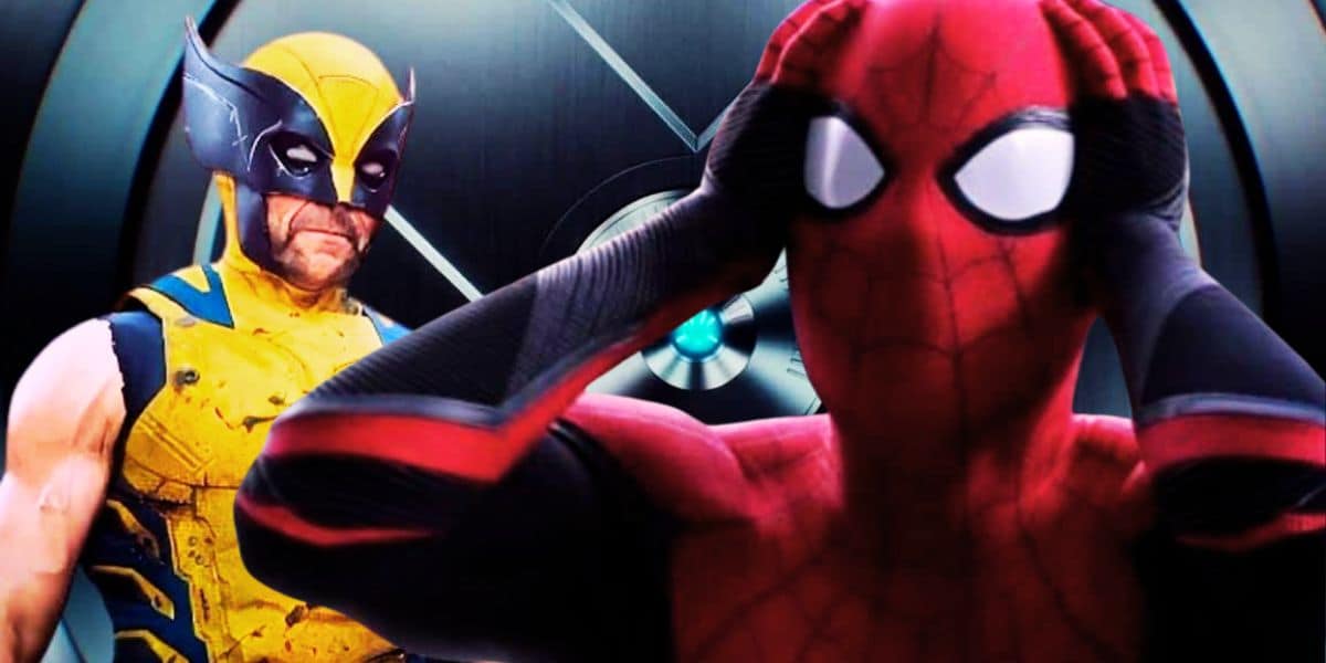 Split image: L - Hugh Jackman as Logan in 'Deadpool and Wolverine' R - Tom Holland as Spider-Man