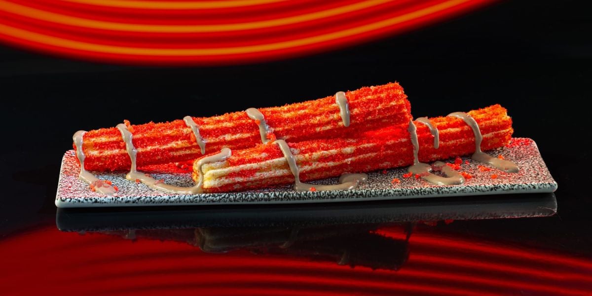 Cherry Cola Churro served at AstroFizz in Magic Kingdom