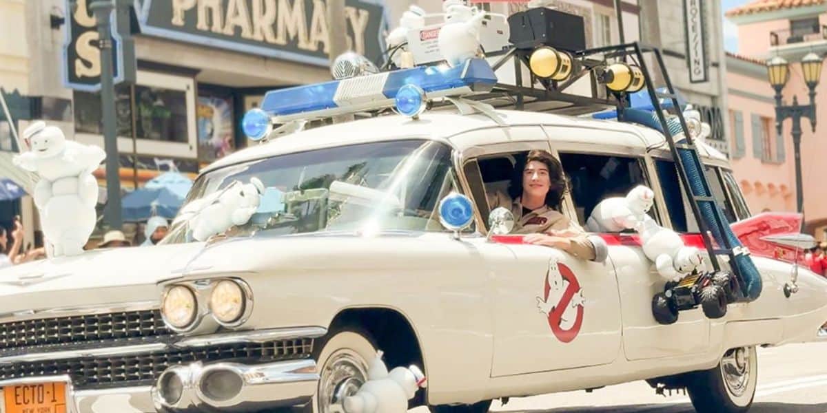 Iconic 'Ghostbusters' car in Universal Mega Movie Parade