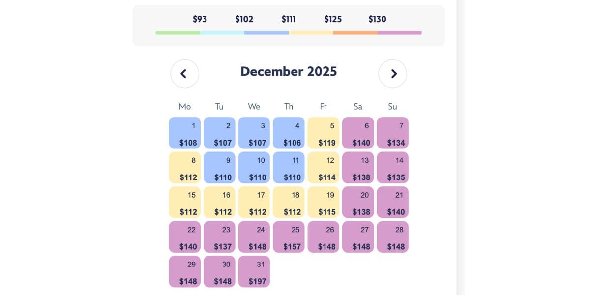 The dynamic pricing for Disneyland Resort tickets. 