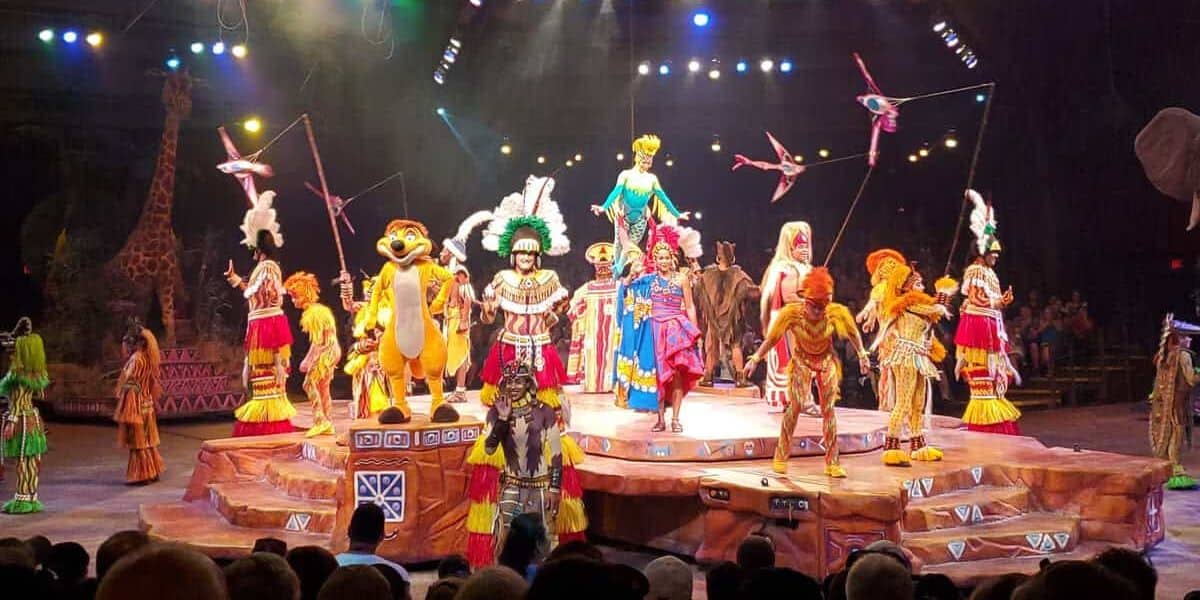 The finale of the Festival of the Lion King