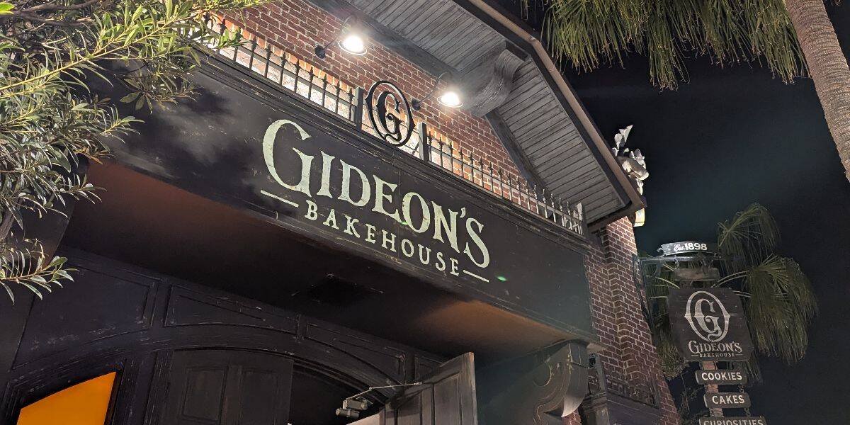 Gideon's Bakehouse exterior at Disney Springs