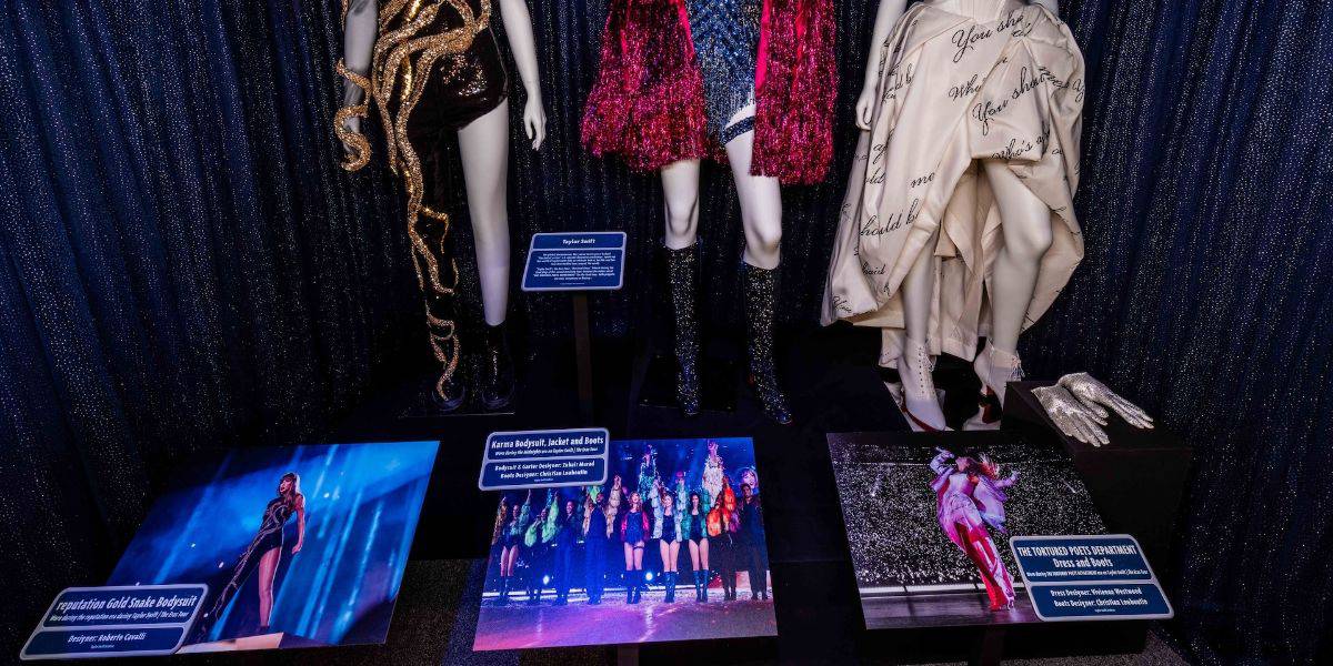 Taylor Swift's iconic costumes at Disney World's Eras Tour exhibit