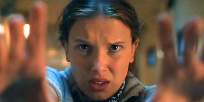 Eleven using her powers in 'Stranger Things' Season 5