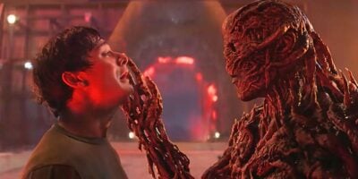 Vecna (Jamie Campbell Bower) with Will (Noah Schnapp) in 'Stranger Things' Season 5