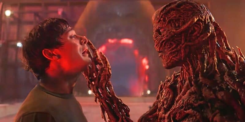 Vecna (Jamie Campbell Bower) with Will (Noah Schnapp) in 'Stranger Things' Season 5