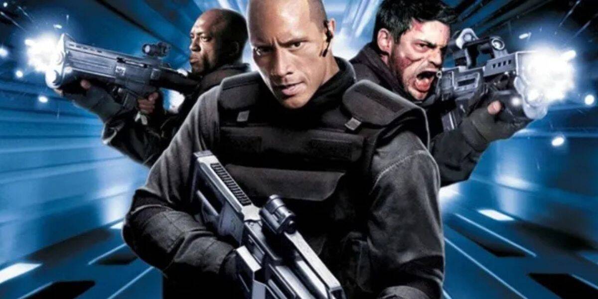 Dwayne Johnson in the movie 'Doom' (2005)