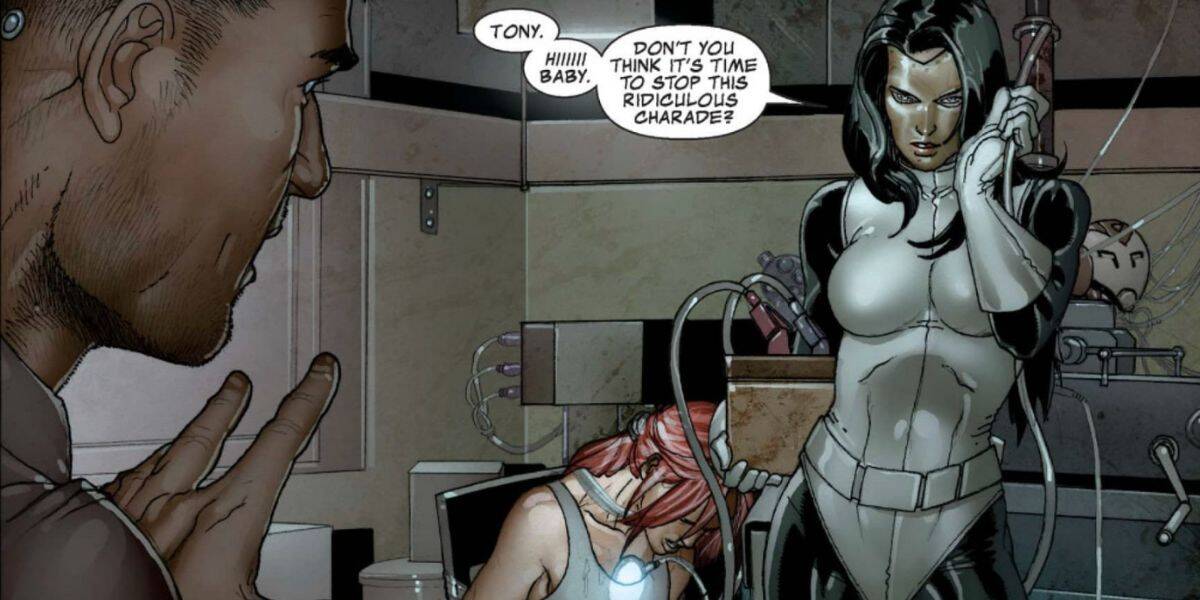 Madame Masque in 'Invincible Iron Man (2008) #15 Marvel comic book