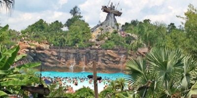 The main wave pool at Disney's Typhoon Lagoon Water Park.