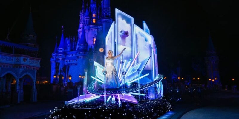 'Frozen' parade float during Disney Starlight: Dream the Night Away