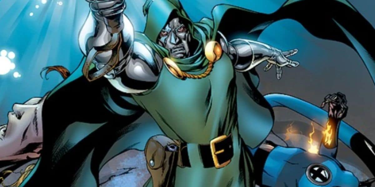 Doctor Doom tramples over Fantastic Four