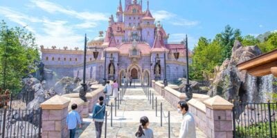 Enchanted Tale of Beauty and the Beast attraction castle exterior