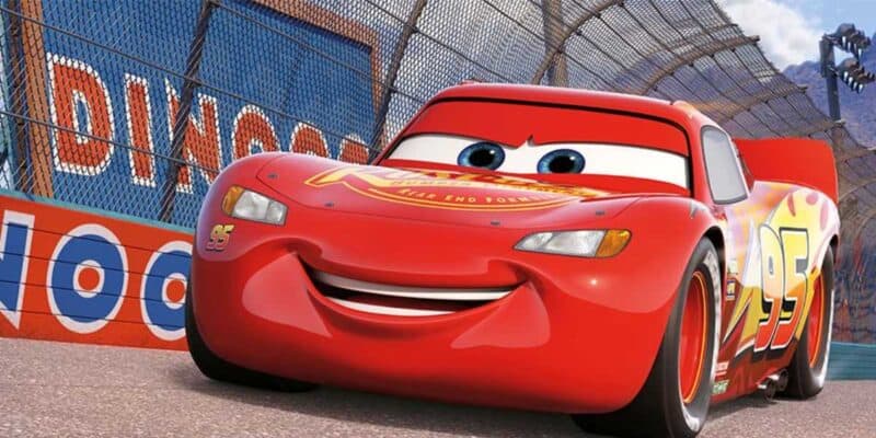 Lightning McQueen in the 'Cars' franchise