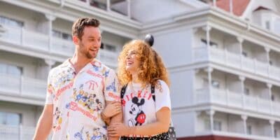 a couple at a disney world hotel