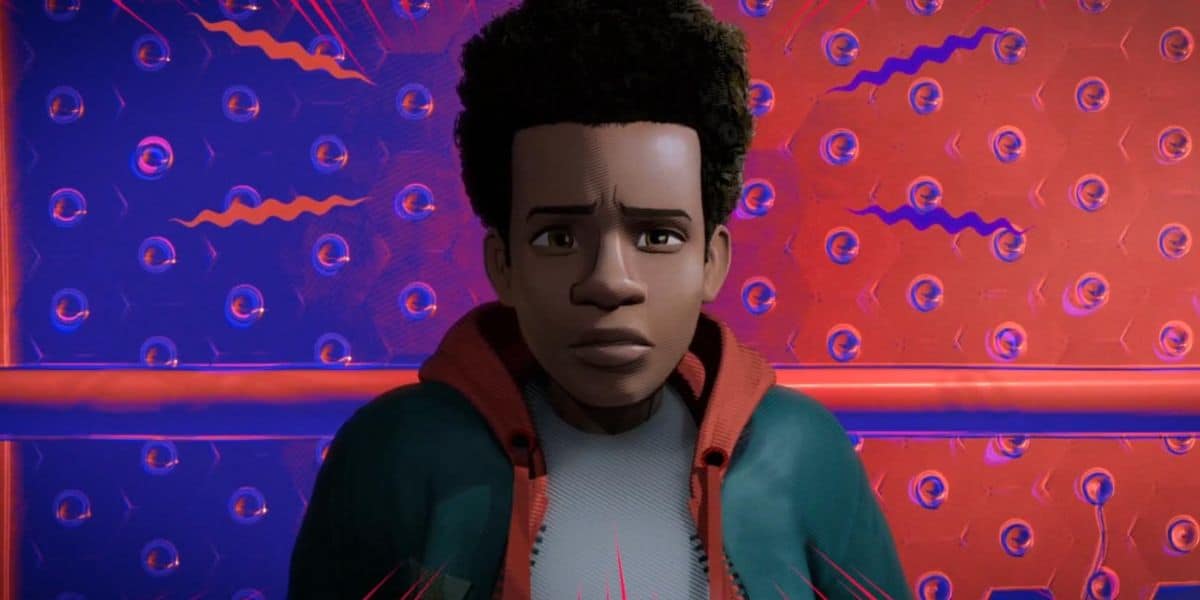 Miles Morales has his spidey-sense go off in 'Into the Spider-Verse'