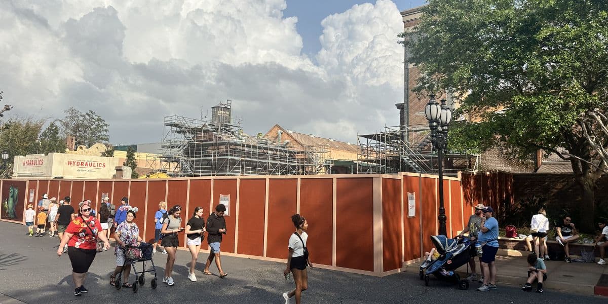 muppets courtyard under construction