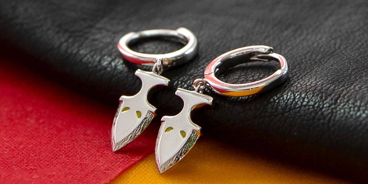 Deadpool and Wolverine earrings from Rocklove