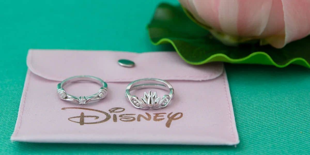 Two rings inspired by Jasmine from 'Aladdin.' From the Rocklove x Disney line