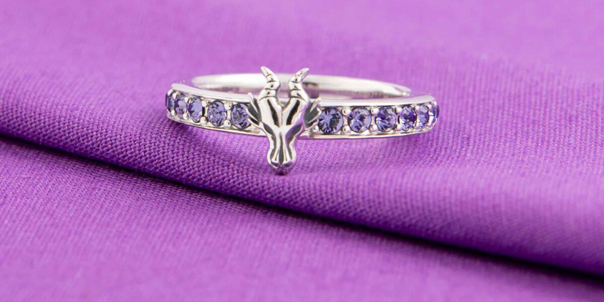 A Maleficent stacker ring