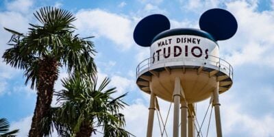 The Walt Disney Studios water tower at Disneyland Paris